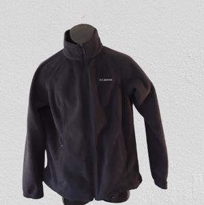 Columbia L black fleece jacket